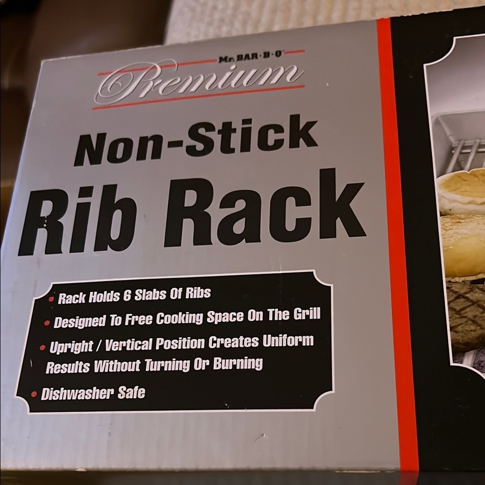 Non-Stick Rib Rack - Black by - Picture 7 of 11